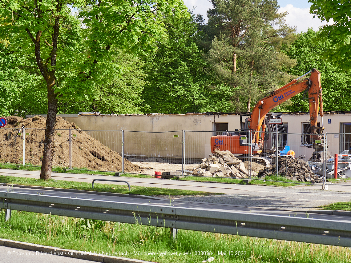 10.05.2022 - Baustelle am Haus für Kinder in Neuperlach